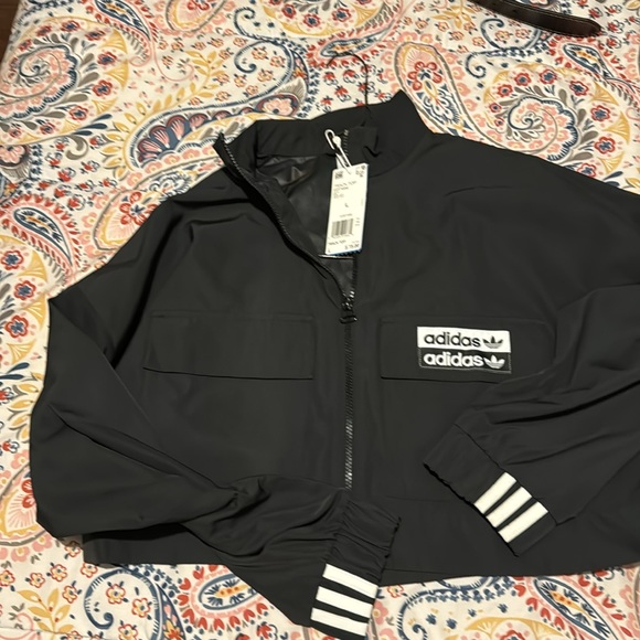 Adidas Crop Top Jacket - Picture 2 of 3